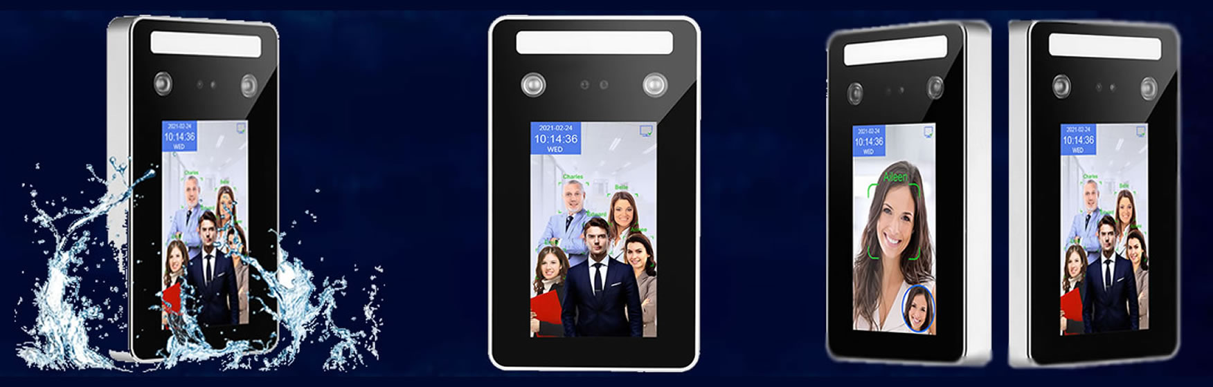 AI01 IP65 Waterproof Dynamic Facial Recognition Terminal For Access Control banner